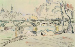 El Pont des Arts, 1924 de Paul Signac